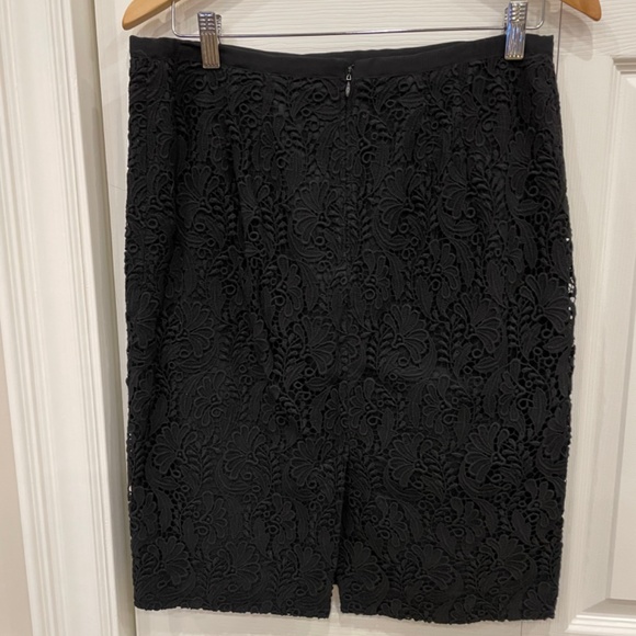 Talbots Black Lace Skirt - Picture 3 of 11